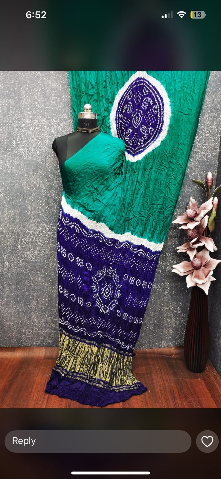 Gaji Silk Multi Colour Pallu Kasumba Saree