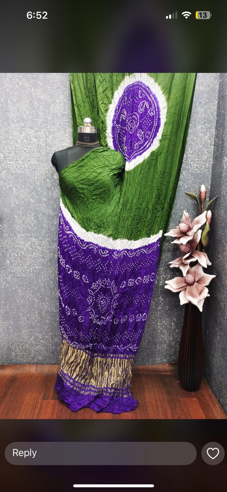 Gaji Silk Multi Colour Pallu Kasumba Saree