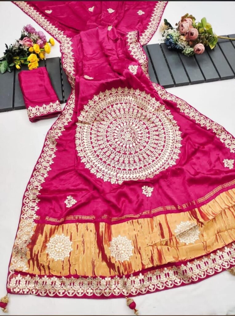 Gaji Silk Rajwadi Gola Gottapati saree